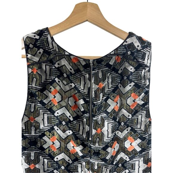 Meadow Rue Anthropologie Velvet Mettalic Tank Top Sleeveless Black Size Medium - Picture 7 of 9